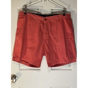 Saddlebred Shorts Men's 38W Red Flat Front 7" Inseam Bottoms‎